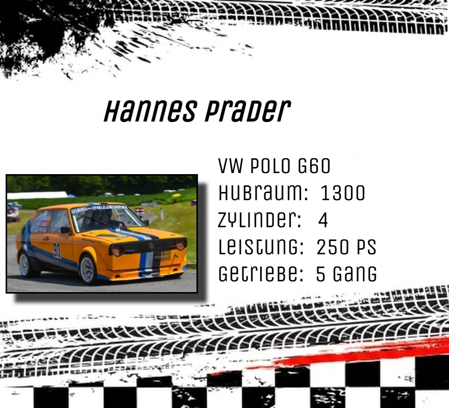 Fahrerkarte von Hannes Prader, MSC Pillersee