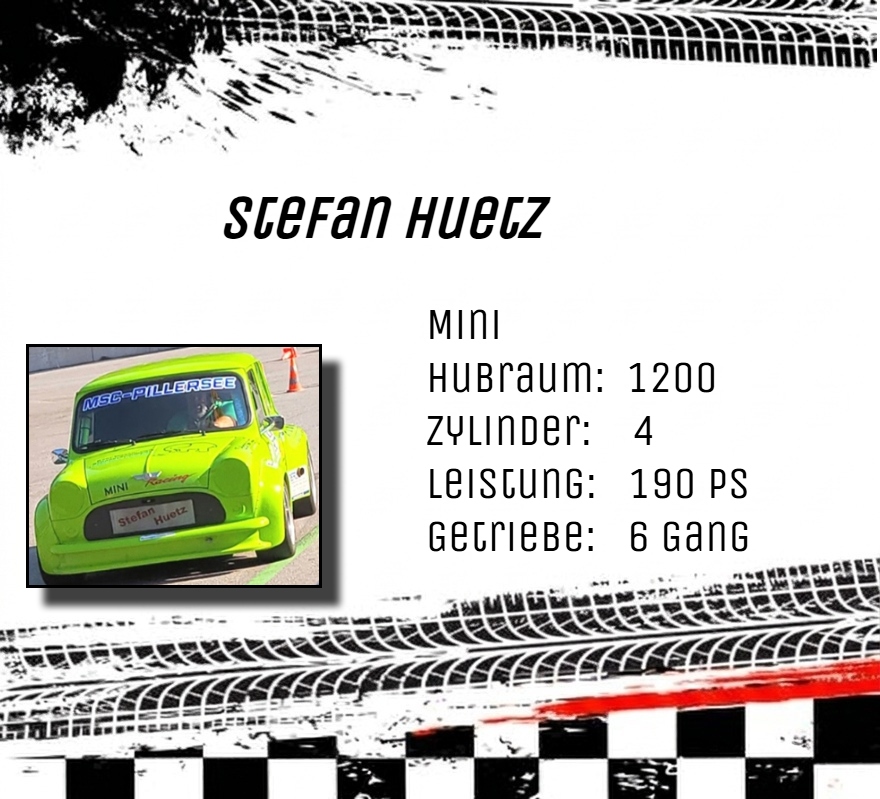 Fahrerkarte von Stefan Huetz, MSC Pillersee