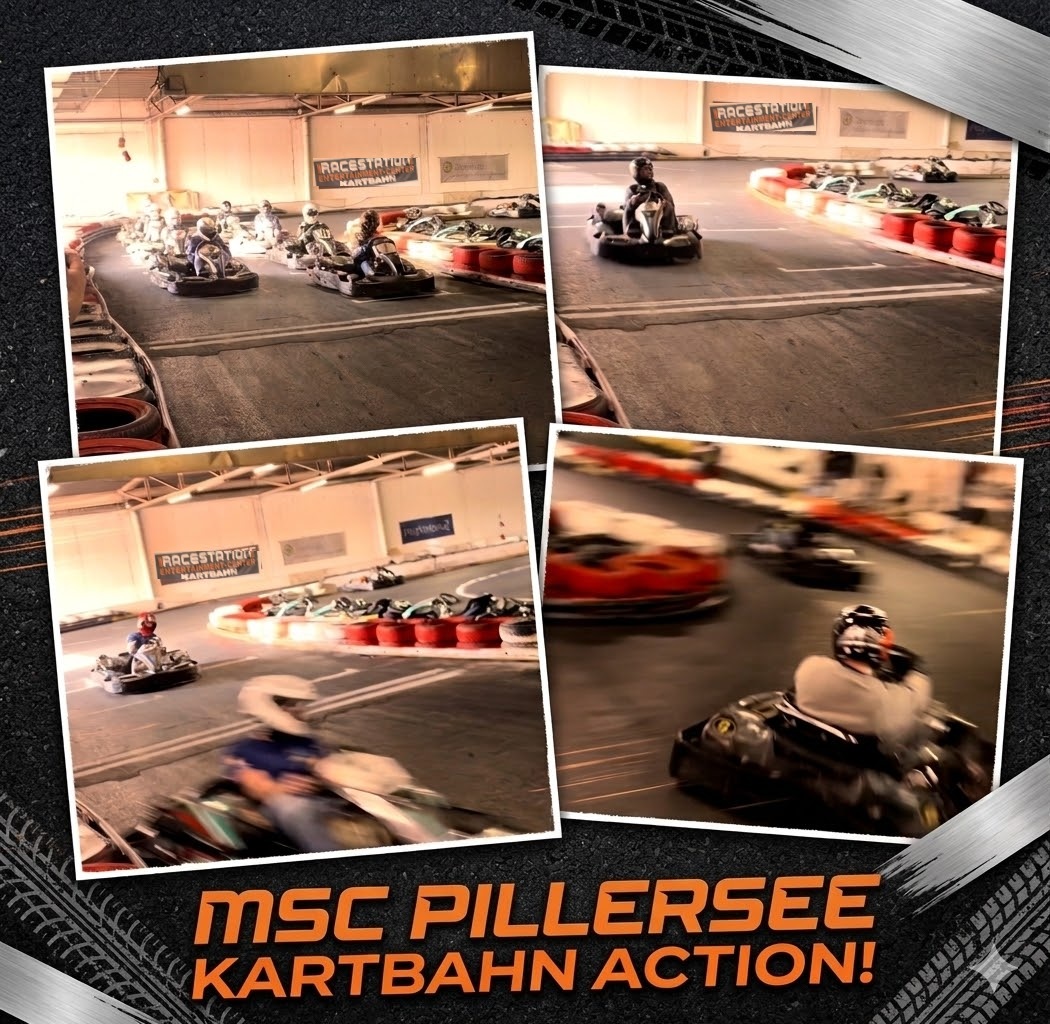 Impressionen vom gemeinsamen Gokart-Tag des MSC Pillersee
